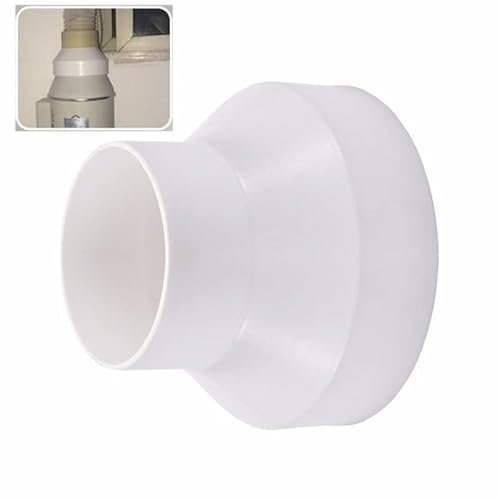 Duct Pipe Reduction Connector,Ducting Reducer,Extractor Fan Reducer Circular Reducing Joint Duct Pipe Connector Adaptor for Connect Round Duct Pipe or Extractor Fans Reducer (150 to 100mm)