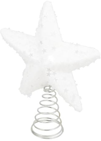 KONTONTY Christmas Tree Star Topper Decorative Xmas Tree Star Decoration for Festive Holiday Cheer Eye-catching Easy to Use for Christmas Events