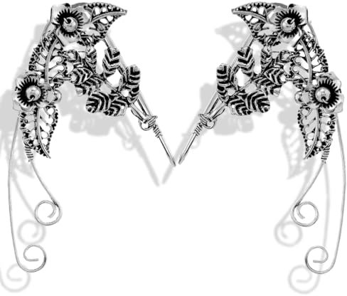 NHPY 1 Paar Elfenohren ear cuff, Elfen ohren damen, Elfenohren kinder, Fairy ears, Elfenohren schmuck