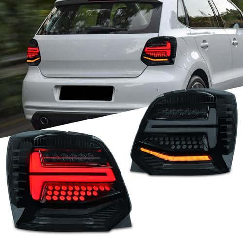 Archaic Rückleuchten kompatibel mit VW Polo 6R 6C 2009-2017, Mit E-Prüfzeichen, Paar
