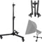 Trípode de luz Plegable con Ruedas,Soporte de Luz Resistente con Ruedas,Trípode Fotografía Dolly Profesional Heavy Dut,Ajustable,Altura máxima 75 cm,máxima aprox50 kg para softbox, Monolight