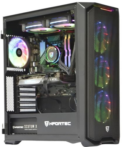 TrendingPC PC Gaming Intel Core I7 12700KF 12 x 5,00ghz • NVIDIA RTX 5060ti 16gb • 32gb RAM DDR4 • WiFi 6 y Bluetooth 5.2 • SSD m.2 1tb • Refrigeración Líquida 240mm • Windows 11 Pro • PC Gamer