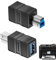 External Hard Drive Adapter - USB to B 3.0 Adapter, Plug & Play High Speed Data Transfer for Host PC Tablet Hub Computer Scanner Laptop