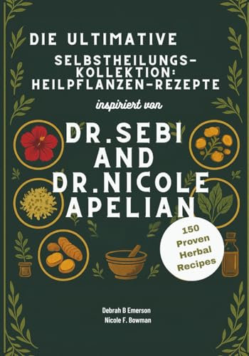 Die ultimative Selbstheilungs-Kollektion: Heilpflanzen-Rezepte inspiriert von Dr. Sebi und Dr. Nicole Apelian: Entgiften Sie Ihren Körper, stärken Sie ... Ihre Gesundheit auf natürliche Weise zurück