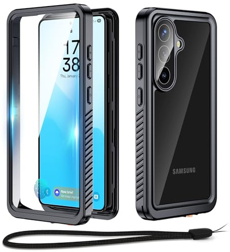 Beeasy for Samsung Galaxy S26 Case, IP68 Waterproof, Built-in Screen Protector and Camera Lens Cover,360 Full Body Military Grade Phone Case, Heavy Duty Shockproof Dustproof Slim Clear Cases