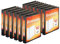 Cardinal Economy 3-Ring Binders, 1, Round Rings, Holds 225 Sheets, Clearvue Presentation View, Non-Stick, Black, Carton of 12