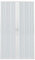 ROLLPLAST PINTO Porte paroi de Douche en Plastique PVC Mod. Vergine 130 cm avec Ouverture Centrale