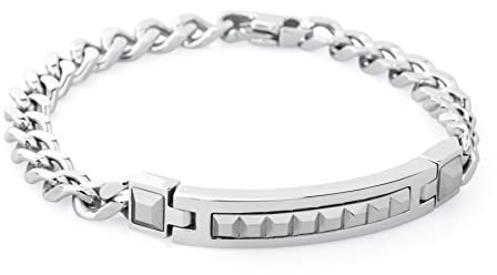 Brosway Armband Mann aus Edelstahl, Armband Mann Kollektion CHEYENNE - BCY18