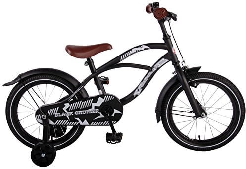 Volare Unisex-Youth 21602-CH Kinderfahrrad, Schwarz, Kleinkind