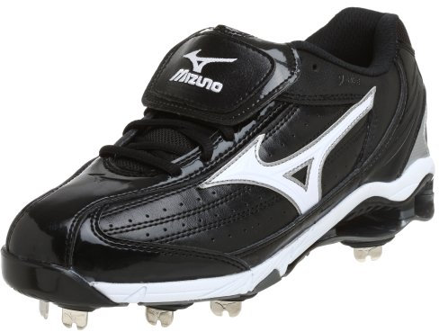 Mizuno Herren 9 Spike Classic G5 Low Baseball Cleat, Schwarz/Weiß, 47 EU
