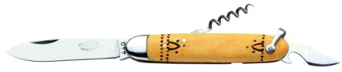 Nontron - Couteau de Poche Nontron Navette N° 38 - Manche en buis 10 cm