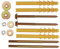KIT fixation chauffe-eau Diametre 14 PLAK-PLaTRE - Sachet kit PLAK-PLaTRE Diametre 16 X 240
