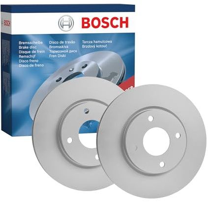 Bosch BD1568 Brake Disc Set - 280 mm Vented Coated Discs - Front Axle - ECE-R90 Certified - Great Cooling, Advanced Corrosion Protection - 1 Set of 2 Discs