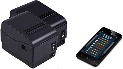 Mobile Kasse für Restaurant, Cafe, Biergarten: 5 Bestellterminal + 2x Bondrucker/DSFinV-K, TSE-Konform, ohne ABO