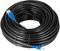 MutecPower Cable 75m Cable de Red ethernet Cat5E Exterior con Enchufe RJ-45 - FTP - CCA - Negro - 75 Metros