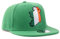 Underground Kulture Ireland Green Adjustable Flat Peak Snapback Hat St Patricks Day Euros World Cup Baseball Cap