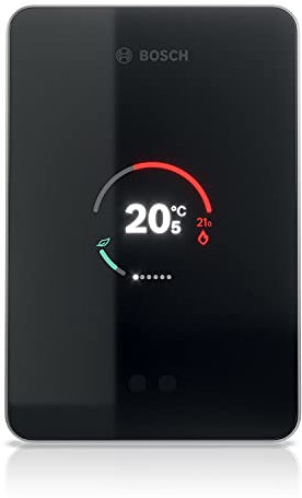 Bosch WiFi Smart Thermostat EasyControl CT 200 schwarz für Bosch Heizkessel - Temperaturkontrolle per App