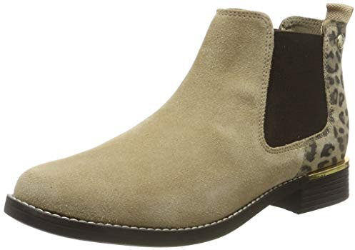 s.Oliver Damen 5-5-25345-33 Stiefeletten, Beige (Sand/Leo Comb. 472)
