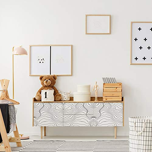 Decords Vinyl Aufkleber für Möbel - Aufkleber für Kinder Baby-Wandzimmer und Tisch Malm Stuhldekoration - Kind Transfer Peel Wrap Oberfläche Dekor Stick
