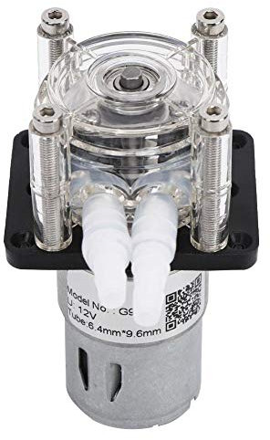Bomba peristáltica de Flujo Grande Bomba dosificadora Bomba de líquido peristáltica G928, 500 ml/min, Bomba dosificadora peristáltica con Gran caudal para Laboratorios de acuarios (12 V)