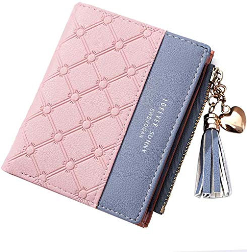 Valentoria Kleine Geldbörse für Damen, mit Reißverschluss, Münzfach