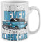 Purple Print House Mens You Can Never Have Too Many Classic Cars Mug - Funny Birthday Vintage Car Gifts For Him - Car Collector Coffee Cup, White, One Size