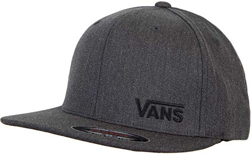 Vans Splitz Flexfit Cap (S/M, Charcoal/Black)