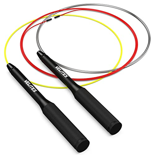 Velites Pack Corde à Sauter Fire 2.0 + Câbles (Noir)