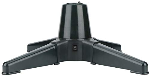 Niiyen Weihnachtsbaumhalter, Weihnachtsbaumständer drehbar, Weihnachtsbaumständer Elektrisch 360 Grad drehbare Basis Baumstütze Regaldekorationen für Zuhause Echte Bäume(50cm)