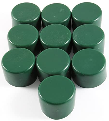 Pfostenkappe PVC 34 mm grün Zaun Zäune Drahtzaun Rohr Ersatzkappe Kappen Hutkappe Kappe aus Kunststoff für Metall Zaun-Pfosten