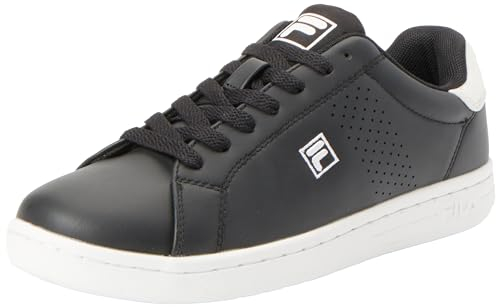 FILA Crosscourt 2 NT Teens Sneaker, Black-White, 37 EU