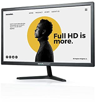 Mach Power Monitor LED 24 Full HD TN 75Hz, HDMI/VGA, Tempo di Risposta Rapido, Ideale per Casa, Ufficio e Gaming (EB-FM24TN)