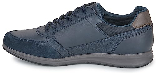 Geox U Avery A, Scarpe da Ginnastica, Uomo, Blu Navy, 41 EU