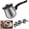 170ml Long Handled Turkish Coffee Pot, Milk Pan -Continental Percolator Pot Jug, Camping, Caravan, Brewing Rich Coffee (170ml Turkish Coffee Pot)