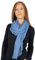 Lolus Dünner, leichter und weicher Uni Damen Schal in gewellter Struktur - Isabella (jeansblau, One Size)