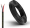 Fahrzeugleitung Anhängerkabel Rund oder Flach Kabel rot/schwarz 2x 0,75 1,0 1,5 mm² 2-adrig 6-24 Volt KFZ AUTO (Flachkabel 1,5 mm², 10 Meter)