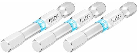 HAZET Bit - Sechskant6,3 (1/4 Zoll) -Sechskant Profil - 6mm -3-tlg.