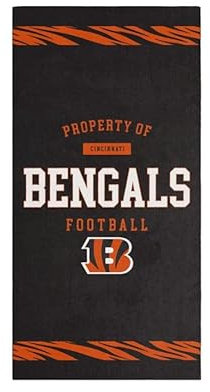 New Era Foco Cincinnati Bengals NFL 2024 Strandtuch Badetuch Handtuch Schwarz - One-Size