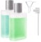ATB-Foger 2 Pcs 30ml Perfume Bottles Clear Frosted Glass Spray Bottle Atomizer Travel Refillable Perfume Glass Empty Bottle