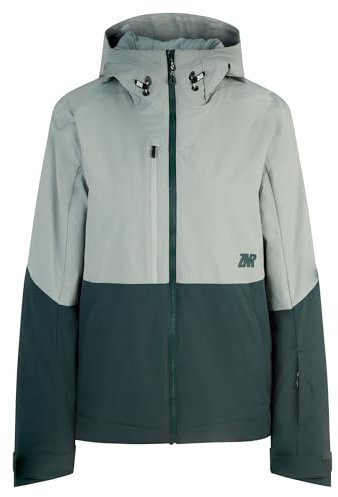 Ziener Damen RIBBA Ski-Jacke/Freeride | PFC frei, Wolle, wattiert, dark jungle, M