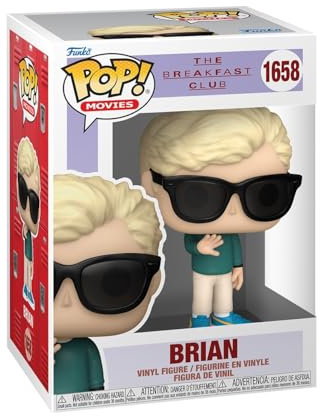 Funko Pop Movies: TBC - Brian Johnson - Breakfast Club - Figurine en Vinyle à Collectionner - Idée de Cadeau - Produits Officiels - Jouets pour Les Enfants et Adultes - Movies Fans