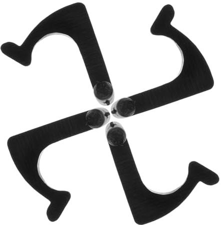 Abaodam 4pcs Tone Arm Buckle Turntable Mount Record Holder Vinyl Record Player Accessories Fixer for