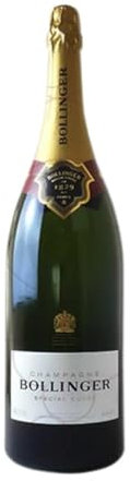 Bollinger Cuvée Brut Champagne Große Reserve Jeroboam-Doppelmagnum Flasche 3 L Weißer Sekt