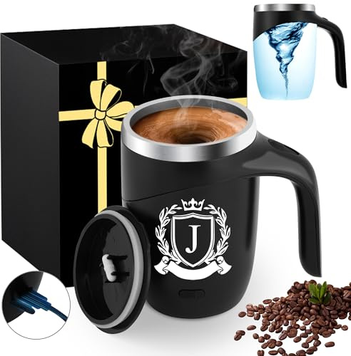 Taza de café magnética agitadora de acero inoxidable para adultos, hombres, hombres, hombres, hermano, papá, novio, tío, sobrina, mejor amistad, abuelo, marido, hijo, ley, feliz cumpleaños, regalos