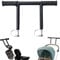 YCZYSM Griffverlängerung für Kinderwagen, Universelle Kinderwagen Armlehnenbefestigung, Metall, Schwarz