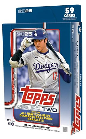 2025 Topps Series 2 Baseball Trading Card Hanger Box (Look for Exclusive Diamante Base Card Parallels)