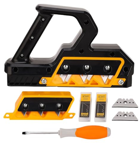 Candeon Trockenbau -Schneidwerkzeug, 45 ° 60 ° Plasterboard Fast Cutter Gips Board Board -Schandebene mit 20 Klingen, Putzbrettröster und Schneller Schnitthandebene Trockenbaukanten