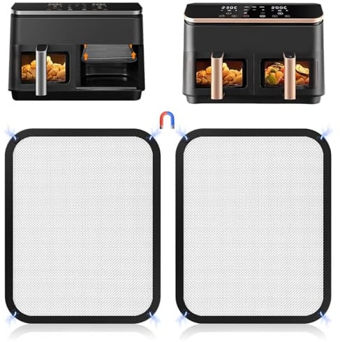 Edelstahl Spritzschutz für Cosori Airfryer 8,5L/ Dual Blaze TwinFry 10L, Feinmaschiger Fettspritzschutz, Heißluftfritteuse Zubehör,Fettspritzschutz für Cosori CAF-R901-AEU 8,5L,Cosori Airfryer Zubehör