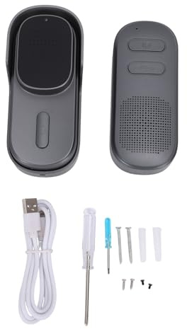Domary Wireless INTERCOM DOORBELL Long-Range Two-Way Communication DOORBELL for Home Classroom Villa