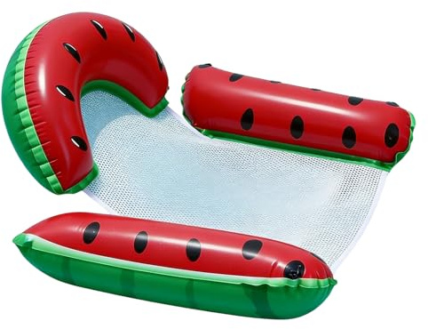 Aufblasbare Schwimminsel für den Pool PVC Faltbare Fruchtdesign Wasserliege